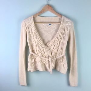 Anthropologie Sparrow Tie Cardigan